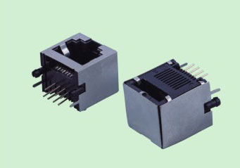 RJ007-1 RJ45 55型短体有壳无灯