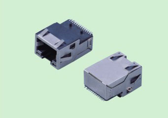 RJ45插座TAB UP沉板9.2 SMT贴片1000兆滤波器网络接口