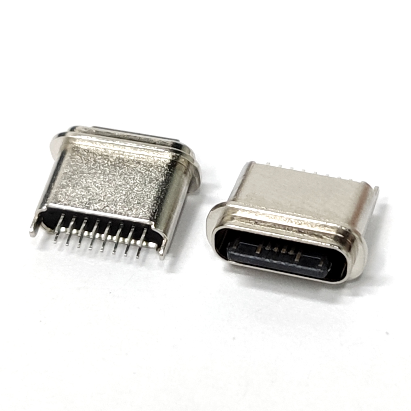 USB 3.1 TYPE-C立插16P防水母座粉末冶金结构