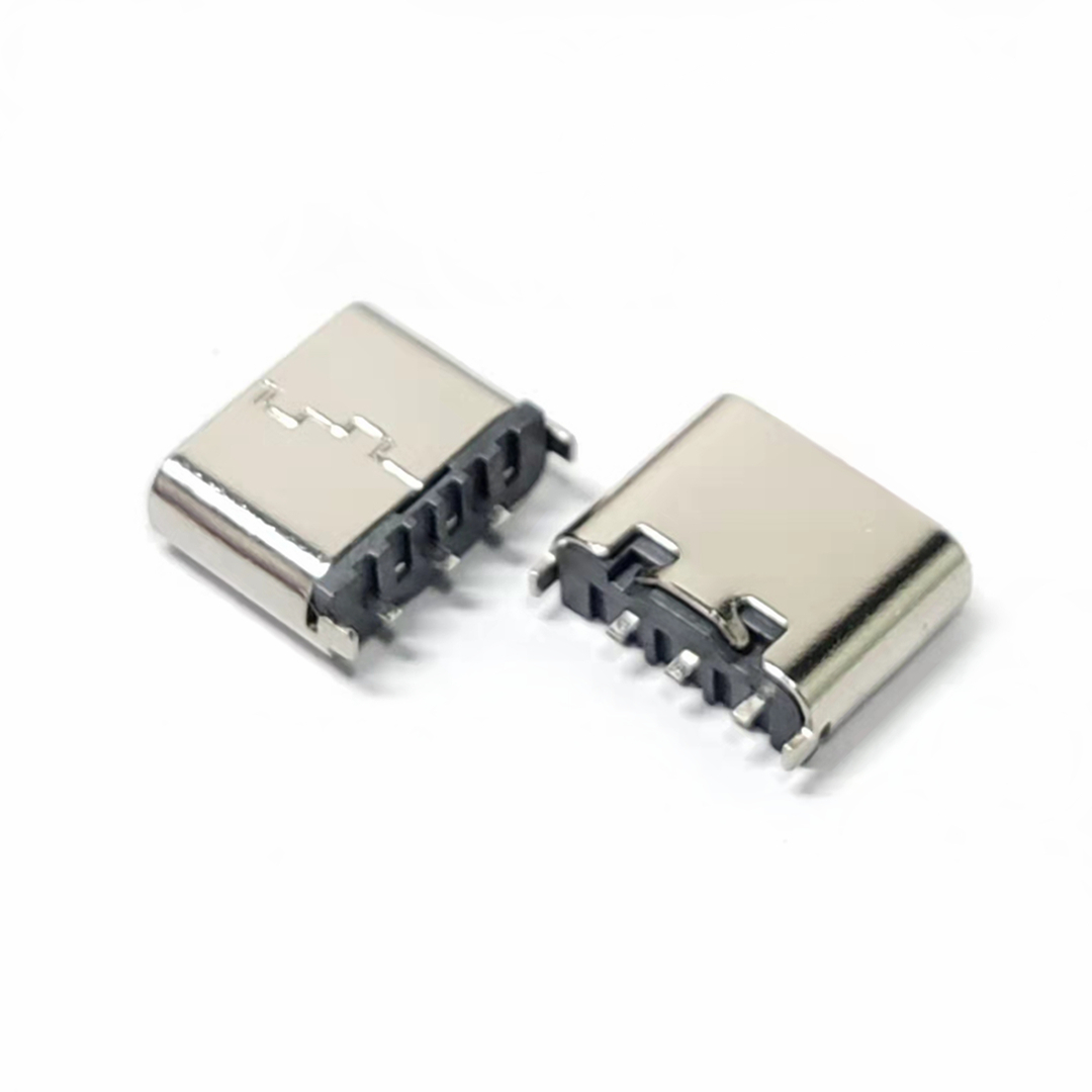 TYPE C 3P母座 立贴H6.8