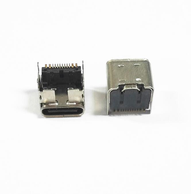TYPE-C母座16P垫高4.3中心高5.9