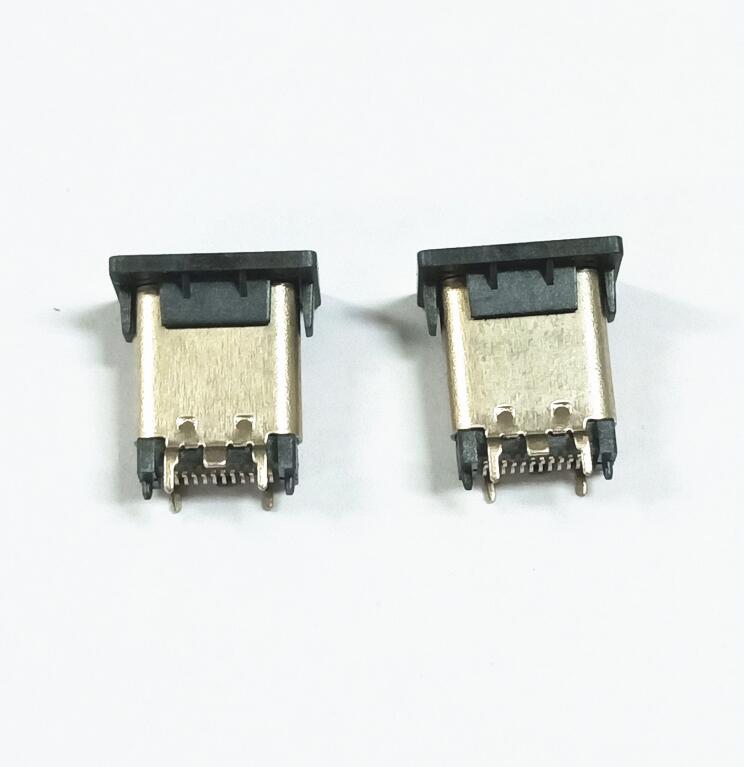 TYPE-C 24P立式贴片母座10.5H