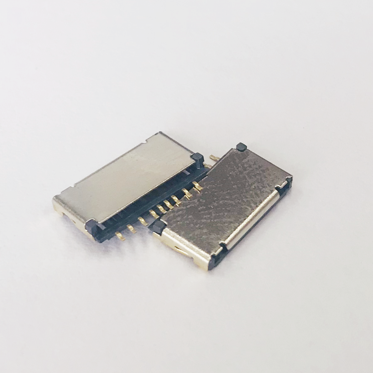 TF CARD 9P卡座 短体TF卡座 1.5H 中间检测脚/侧边检测脚