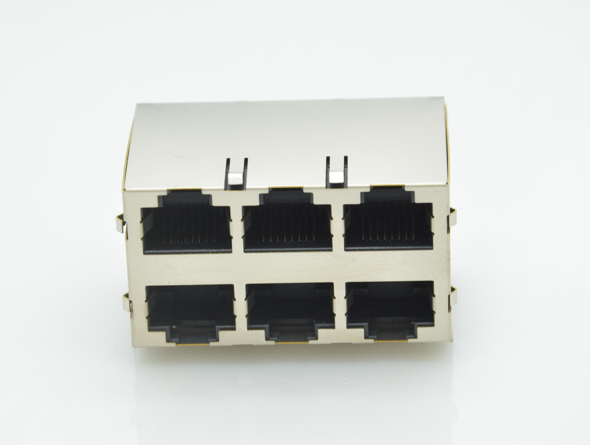 RJ45 2X3屏蔽带弹片