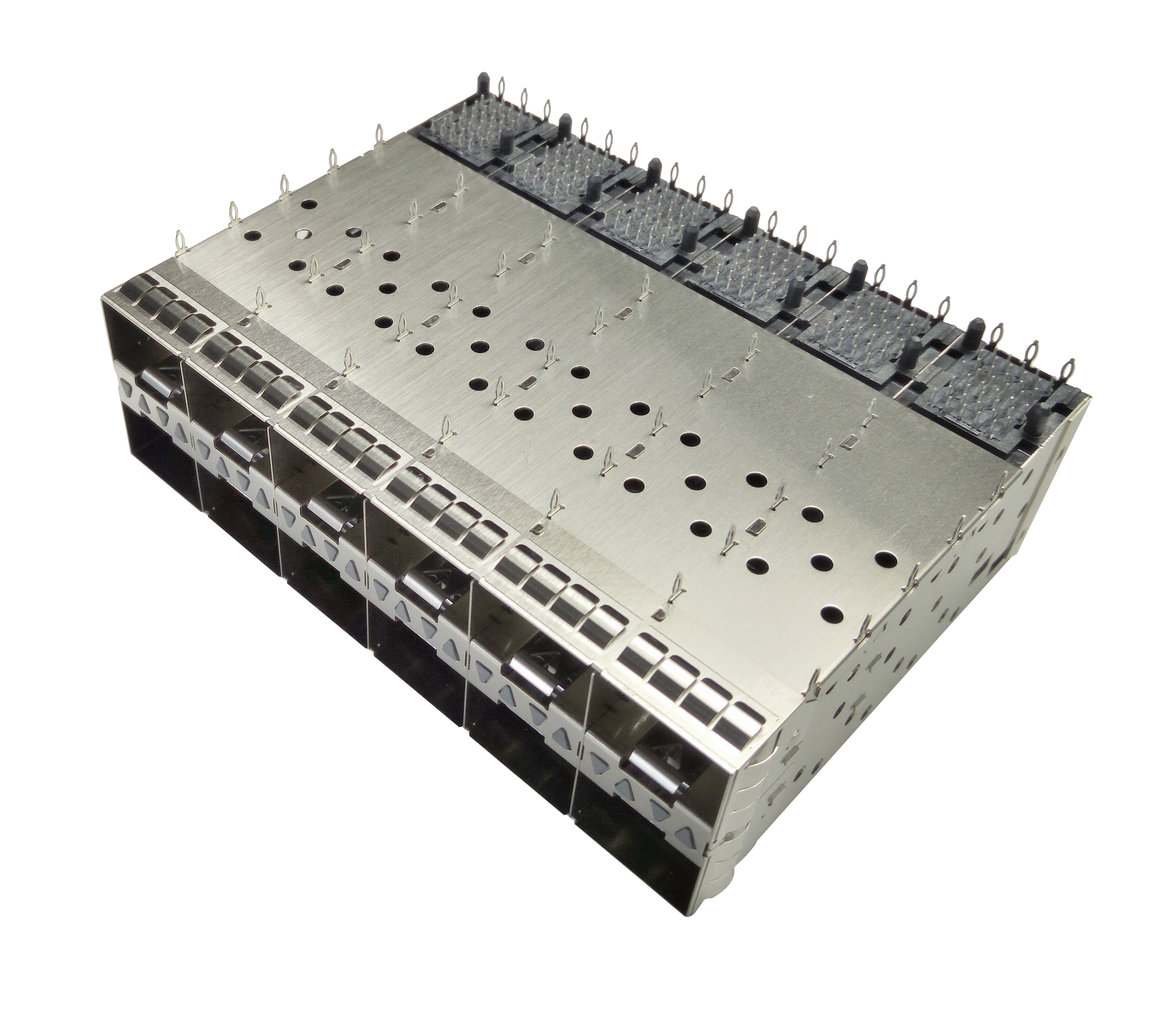 SFP+  2X6连接器带灯