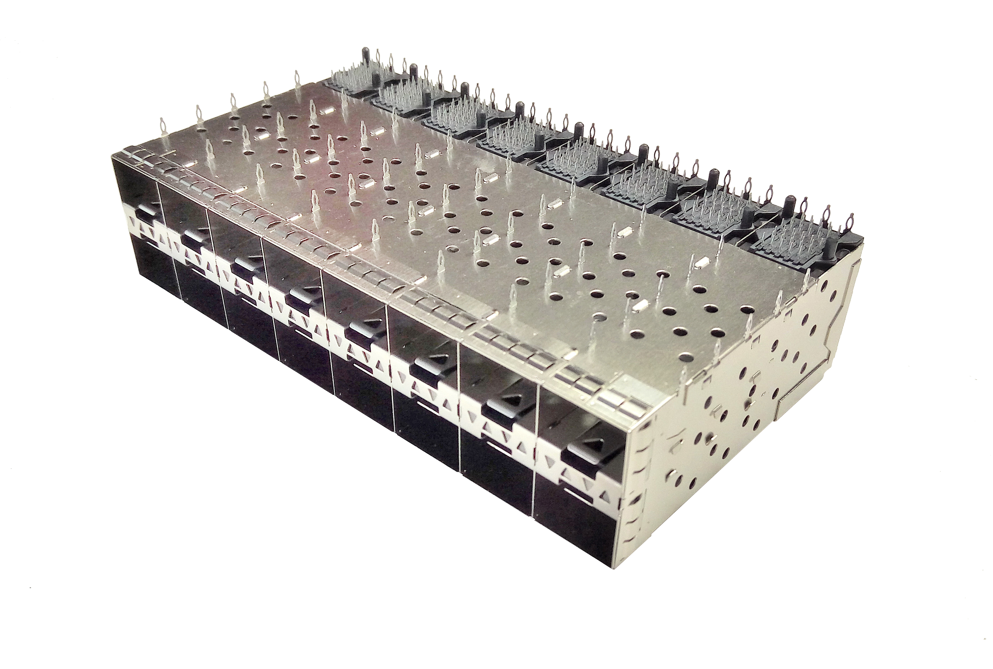 SFP+ 2X8连接器带灯